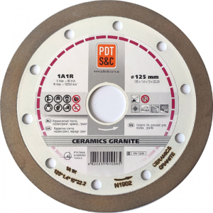 1A1R Ceramics Granite 125 1.4 10 22.23
